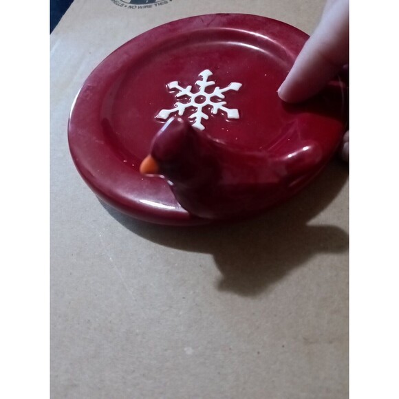 St. Nicholas  YULETIDE Lidded Coaster  Lid Only Replacement - Picture 3 of 4